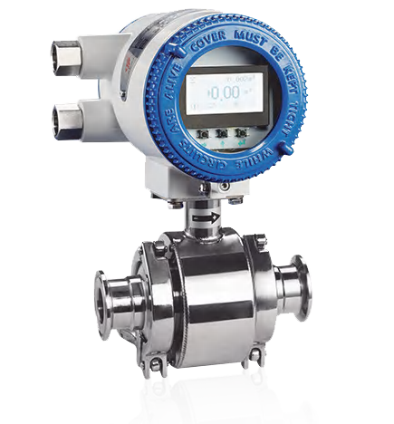 EMF89 sanitary electromagnetic flow meter demo image